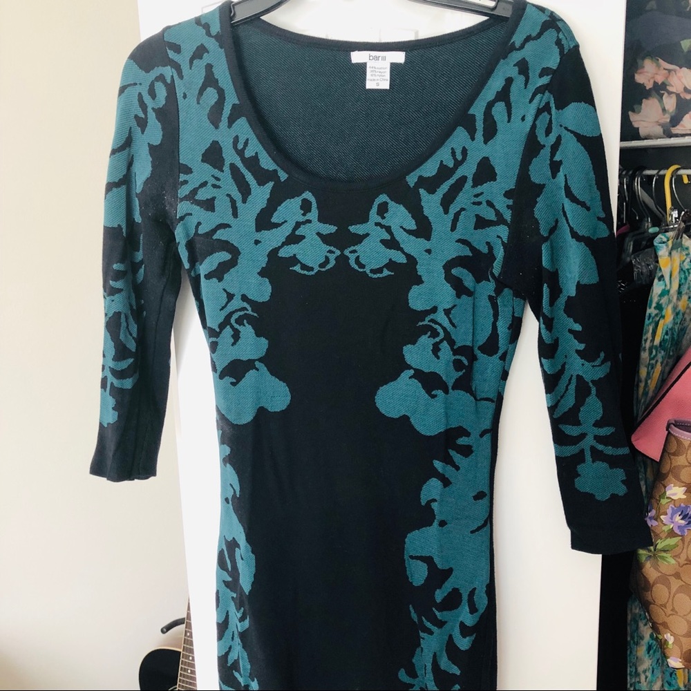 Bar lll midi sweater dress size small